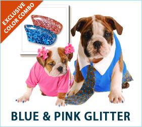 Who doesn't love glitter? Even your dog will love to frolic around in pink and blue glitter nail caps, and you'll enjoy the extra splash of glitz in your home.