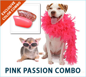 Help your canine lovebug feel the joy and Pink Passion of Valentine's Day in pink glitter, hot pink, and pastel pink Soft Paws®.